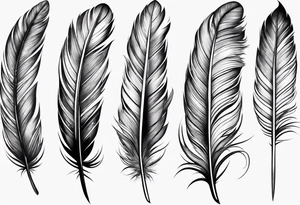 Feather forearm tattoo design tattoo idea