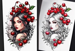 Cherry Fairy tattoo idea