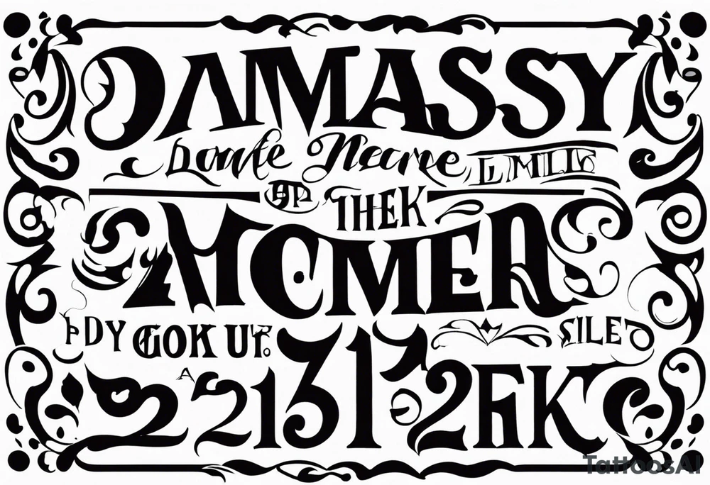 Don Ramsey 
8-12-2023 tattoo idea
