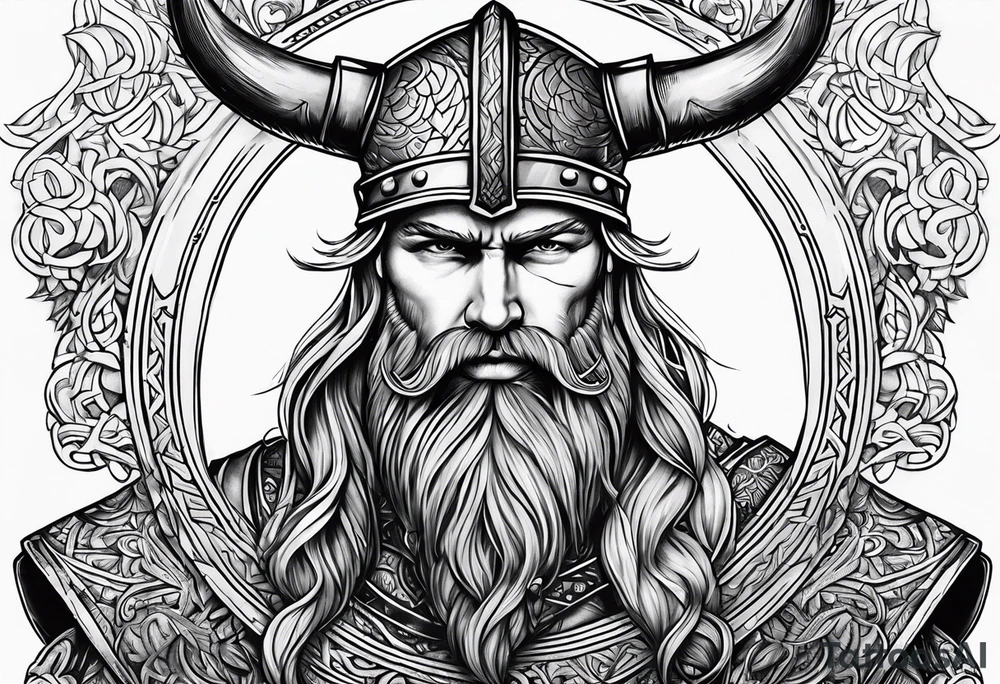 Viking sailor tattoo idea