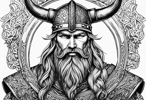 Viking sailor tattoo idea