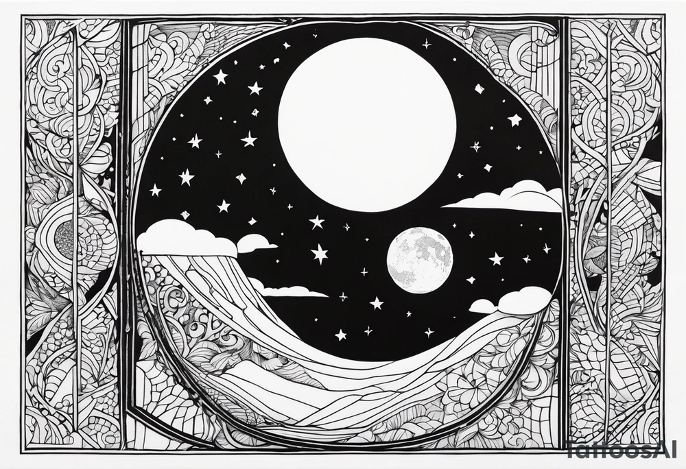 Goodnight moon and goodnight you, when you're all that I think about tattoo idea