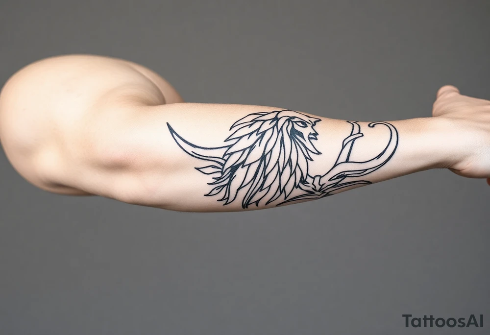 Nordic viking tattoo idea
