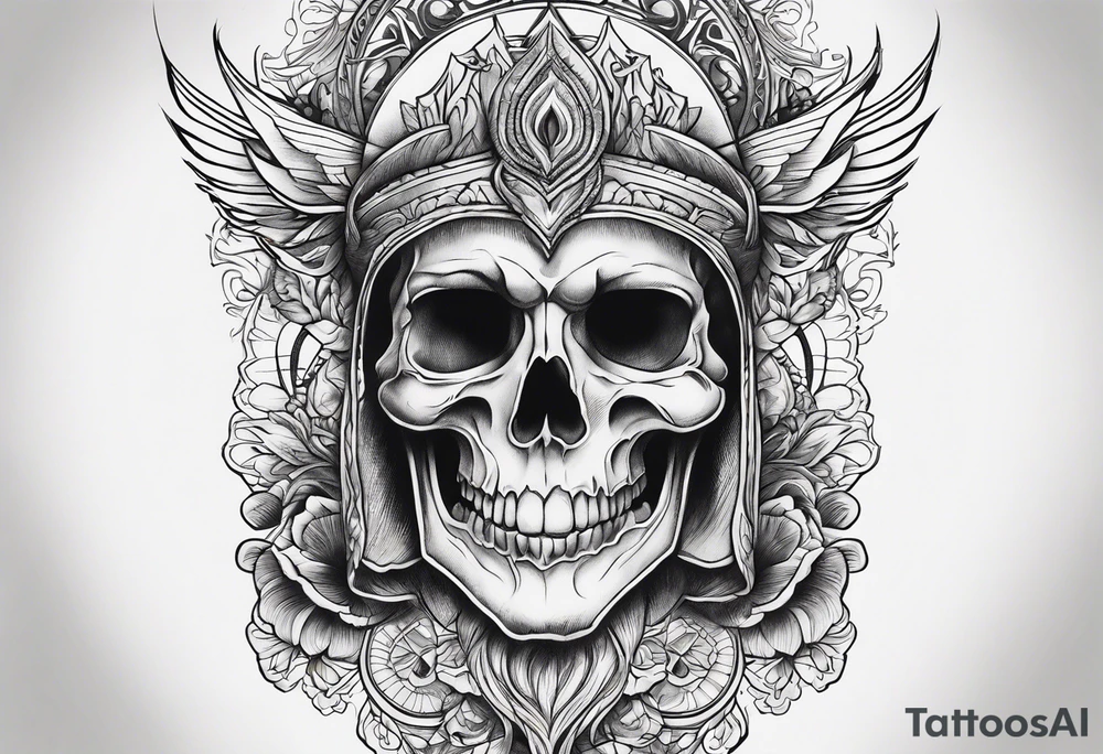Sexy ghost tattoo idea