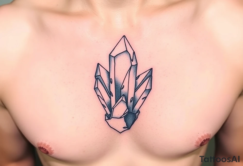 Crystal tattoo idea