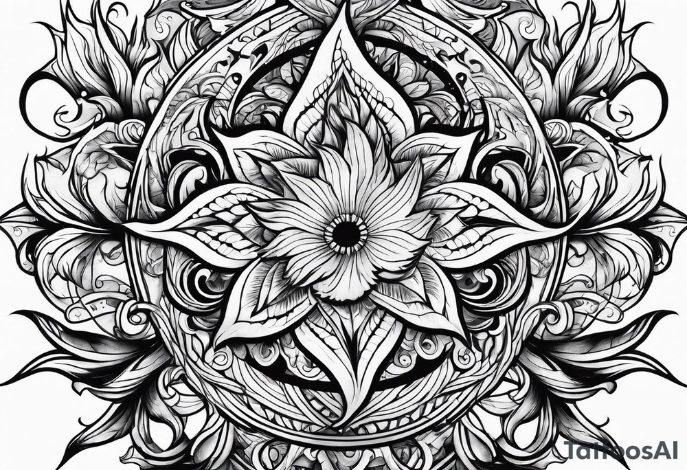 Flames tattoo idea