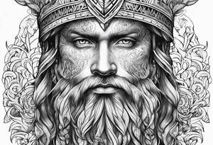 nordic god tattoo idea