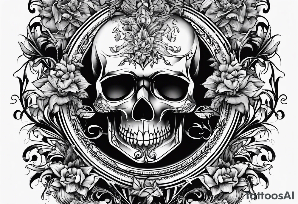the word sin in minimalism tattoo idea