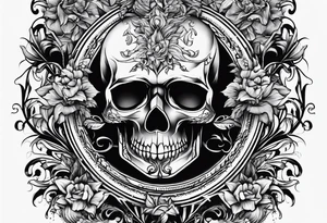the word sin in minimalism tattoo idea