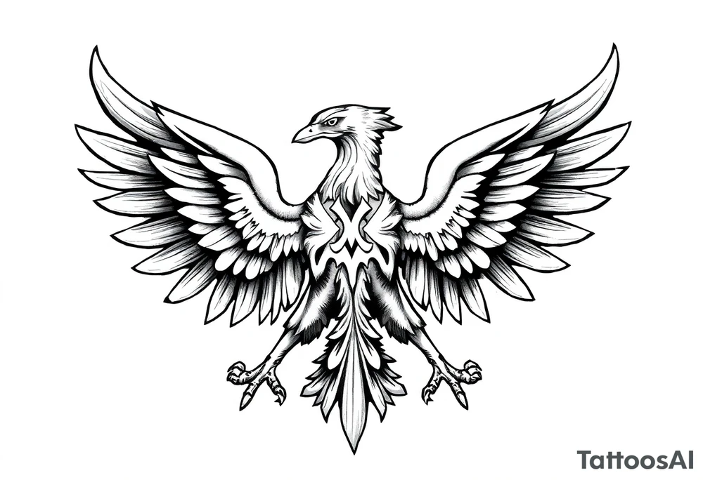 Poland symbol and poker cards The wings of the eagle in the Polish symbol are in the form of poker cards. Add casino money to it. tattoo idea