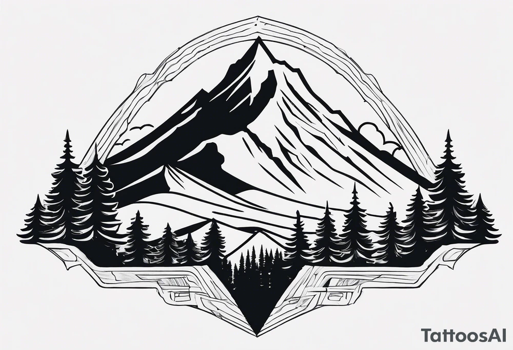 Mount Hood tattoo idea