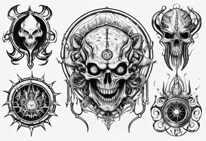 necronomicon tattoo tattoo idea