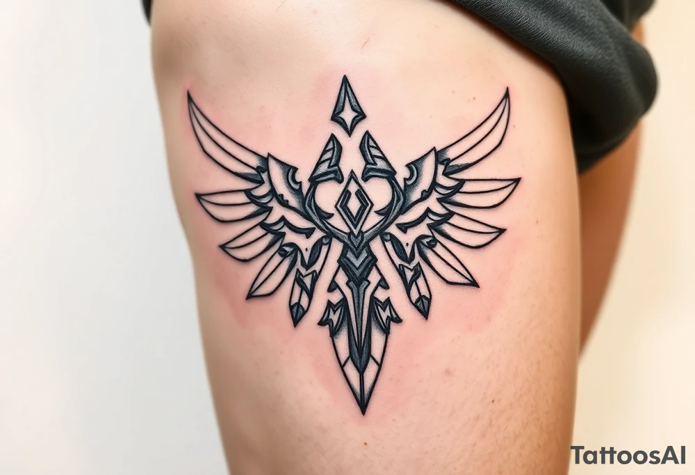 Testosterone injection site withlehend of zelda tattoo idea