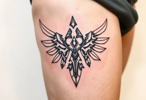 Testosterone injection site withlehend of zelda tattoo idea