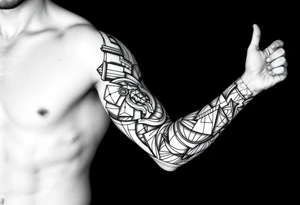 bold line tattoo idea