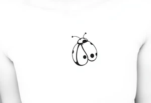 Cute ladybug tattoo idea