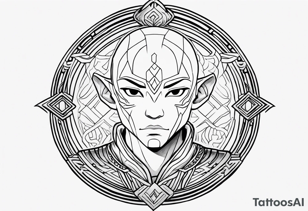 Avatar the legeng of aang tattoo idea