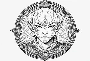 Avatar the legeng of aang tattoo idea