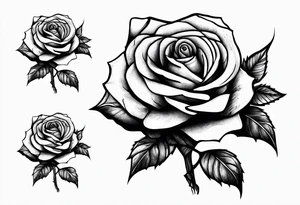 Dead rose with a depression quote tattoo idea