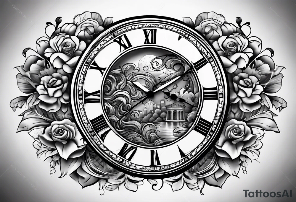 Time is money tattoo idea