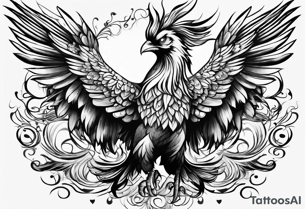 little pheonix tattoo idea