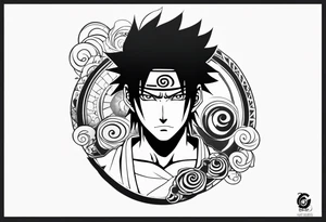 Shisui uchiha tattoo on arm tattoo idea