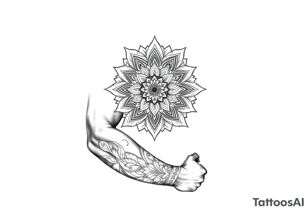 vector mandala tattoo idea