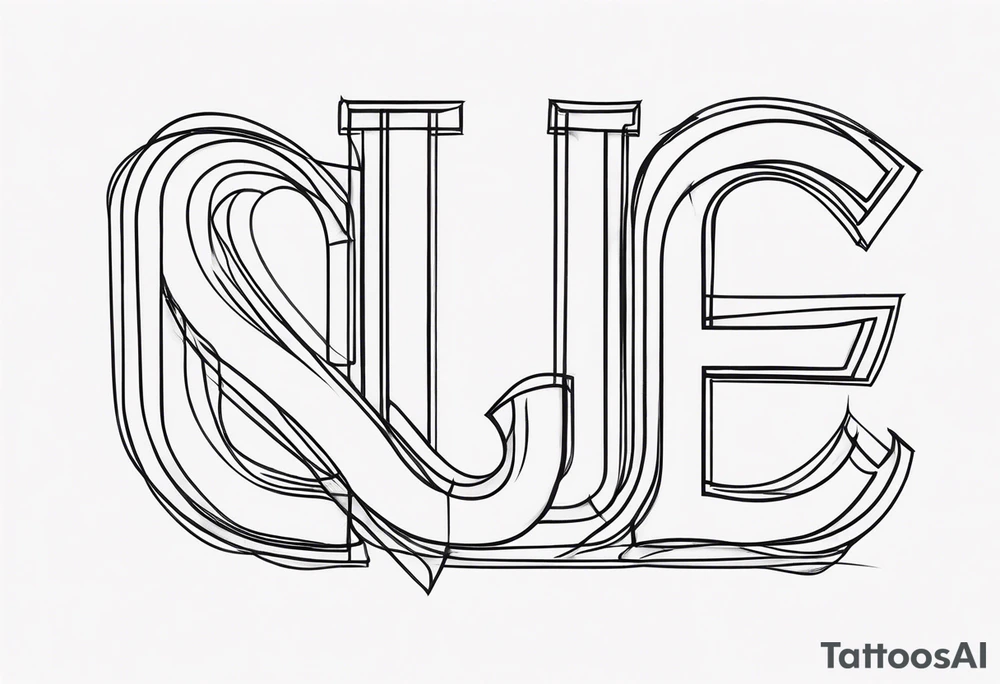 NCJB letters tattoo idea