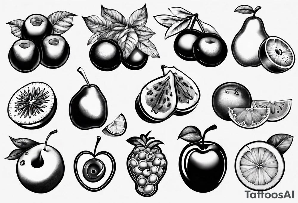 Fruits tattoo idea