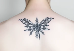 Snowflake fairy tattoo idea