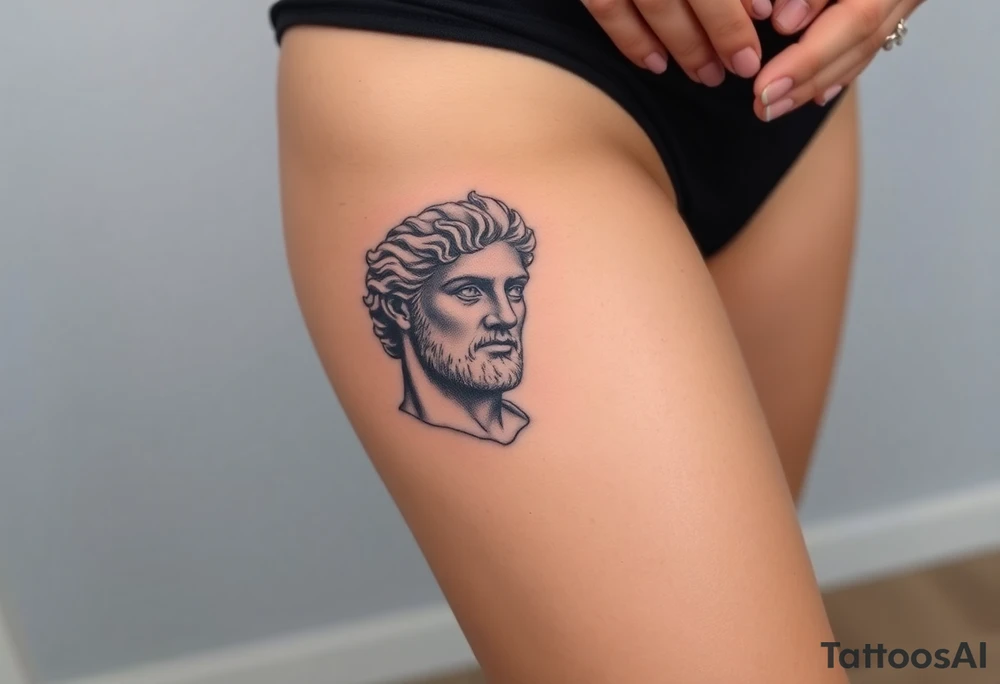 greek sculture tattoo idea