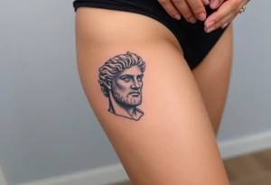 greek sculture tattoo idea