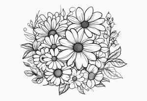 Daisy chain tattoo idea