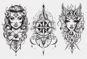 Matching tattoos for couples tattoo idea