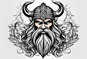 Viking tribal for arm tattoo idea