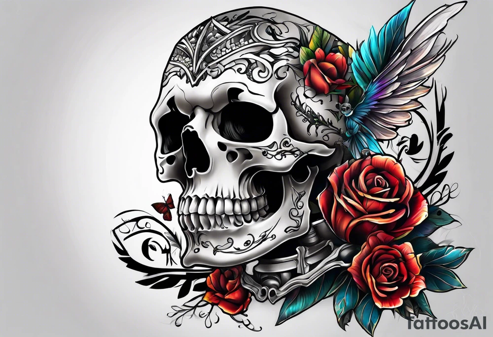 Skeleton tattoo idea