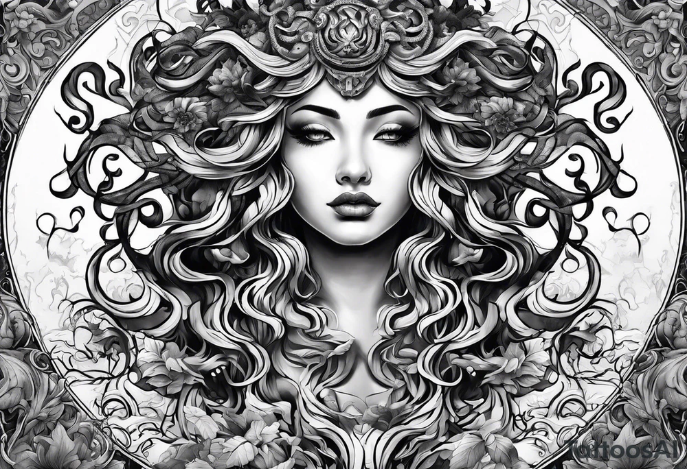 Medusa heads tattoo idea