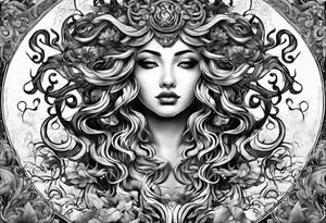 Medusa heads tattoo idea