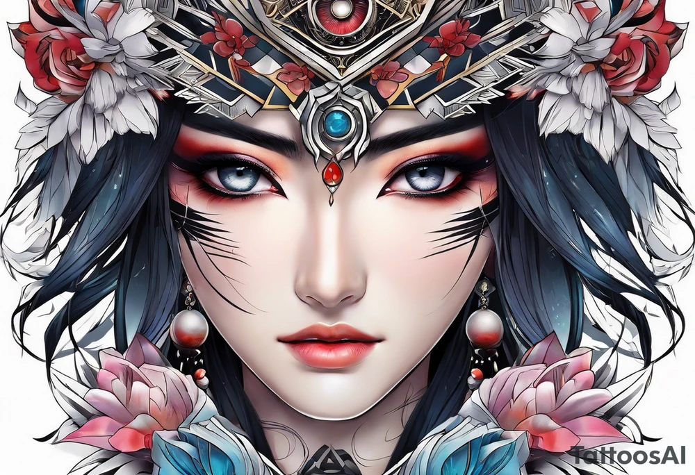 Byakugan eyes tattoo idea