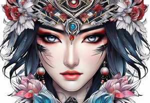 Byakugan eyes tattoo idea