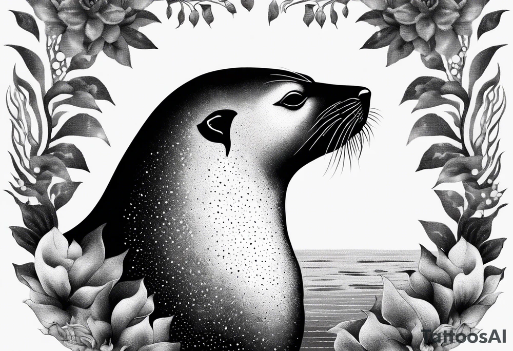 Sea lion tattoo idea
