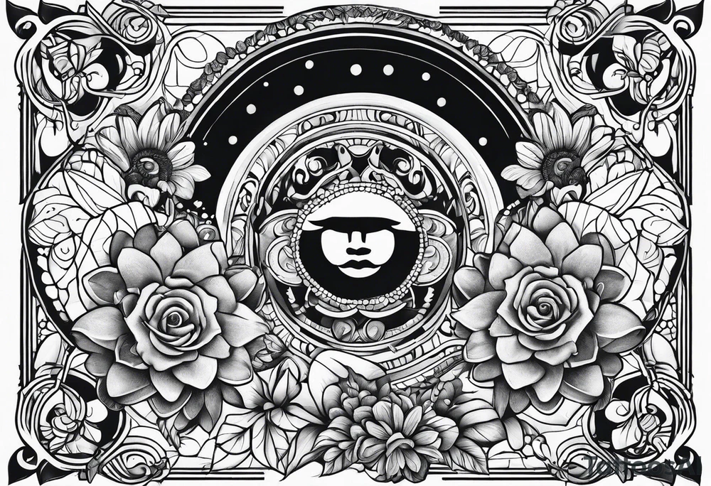 de la soul flowers tattoo idea