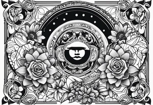 de la soul flowers tattoo idea