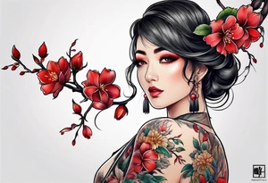 hawthorne branch tattoo idea