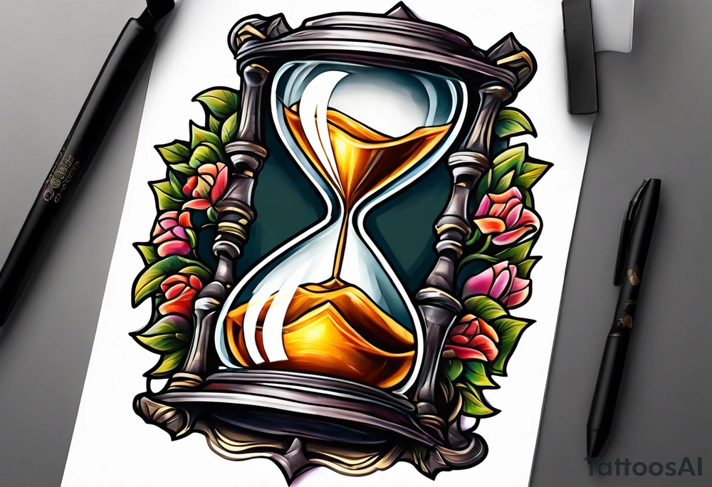 Hourglass tattoo idea