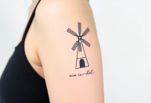 Windmill tattoo idea