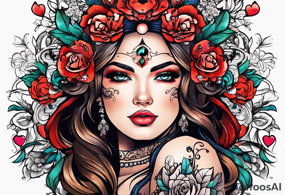 Show a little loving tattoo idea