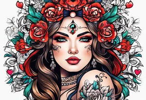 Show a little loving tattoo idea