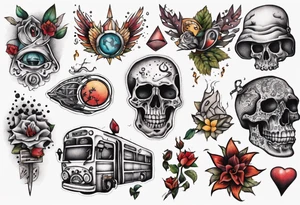lost in the city tattoo idea