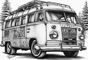 Roadtrip tattoo idea